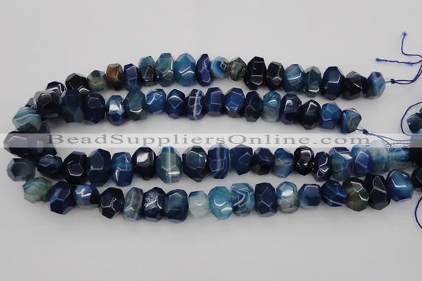 CNG1036 15.5 inches 10*14mm - 13*18mm faceted nuggets agate beads