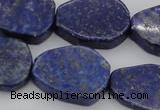 CNG1087 15.5 inches 20*25mm - 22*28mm freeform lapis lzuli beads