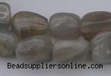 CNG1108 15.5 inches 10*14mm - 12*16mm nuggets moonstone beads