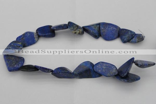 CNG1112 15.5 inches 13*18mm - 20*25mm freeform lapis lazuli beads