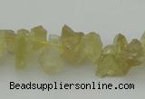 CNG1117 15.5 inches 8*12mm - 13*18mm nuggets lemon quartz beads