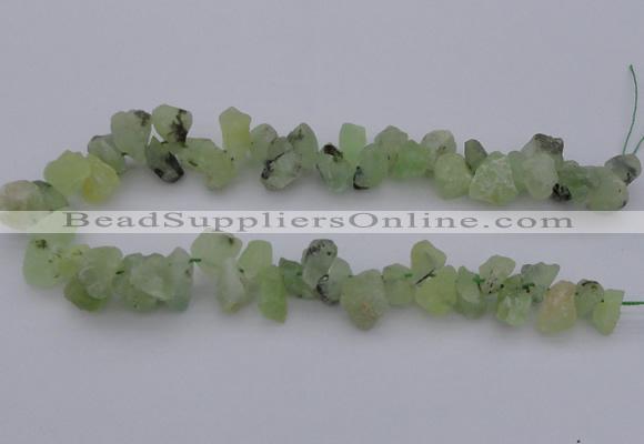 CNG1120 15.5 inches 8*12mm - 13*18mm nuggets green rutilated quartz beads