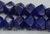 CNG1147 15.5 inches 10*14mm - 13*18mm faceted nuggets lapis lazuli beads