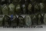 CNG1186 15.5 inches 6*14mm - 8*14mm nuggets labradorite beads