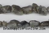 CNG12 15.5 inches 8*14mm nuggets labradorite gemstone beads