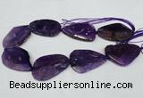 CNG1210 15.5 inches 30*45mm - 35*50mm freeform agate beads