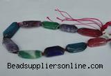 CNG1225 15.5 inches 18*30mm - 20*45mm freeform agate beads