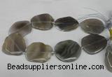 CNG1253 15.5 inches 30*40mm - 45*50mm freeform agate beads