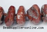 CNG1372 15.5 inches 12*20mm - 18*30mm nuggets agate beads