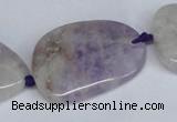 CNG1427 15.5 inches 20*30mm - 35*45mm freeform lavender amethyst beads