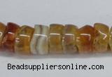 CNG1440 15.5 inches 6*12mm - 10*12mm nuggets agate gemstone beads