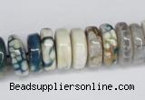 CNG1444 15.5 inches 6*15mm - 8*15mm nuggets agate gemstone beads