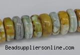 CNG1445 15.5 inches 6*15mm - 8*15mm nuggets agate gemstone beads