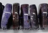 CNG1465 15.5 inches 12*35mm nuggets agate gemstone beads