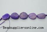 CNG1512 8 inches 20*30mm - 25*35mm freeform agate beads