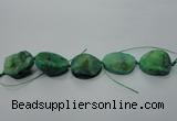 CNG1515 8 inches 20*30mm - 25*35mm freeform agate beads