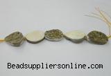 CNG1528 8 inches 22*30mm - 25*35mm freeform agate beads