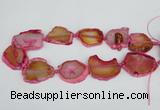 CNG1613 15.5 inches 25*35mm - 30*45mm freeform agate gemstone beads