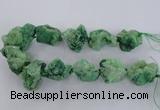 CNG1671 15.5 inches 22*30mm - 25*45mm nuggets plated druzy agate beads