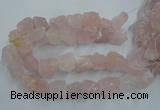 CNG1821 15.5 inches 20*25mm - 25*30mm nuggets rose quartz beads