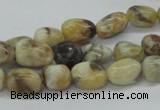 CNG207 15.5 inches 7*9mm nuggets feldspar gemstone beads