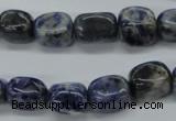 CNG212 15.5 inches 10*14mm nuggets sodalite gemstone beads