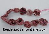 CNG2160 15.5 inches 25*35mm - 35*40mm nuggets druzy agate beads