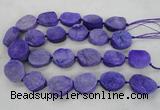 CNG2412 15.5 inches 22*28mm - 28*35mm freeform agate beads