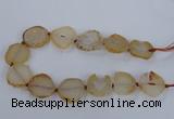 CNG2529 15.5 inches 20*25mm - 25*35mm freeform agate beads