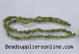 CNG2537 4*6mm – 6*10mm nuggets peridot beads wholesale