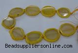 CNG2608 15.5 inches 30*35mm - 40*45mm freeform agate beads