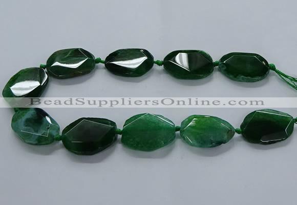 CNG2640 15.5 inches 22*30mm - 25*35mm freeform agate beads