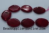 CNG2656 15.5 inches 38*48mm - 42*55mm freeform agate beads