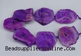 CNG2672 15.5 inches 30*40mm - 40*50mm freeform druzy agate beads