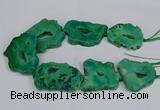 CNG2681 15.5 inches 30*40mm - 40*50mm freeform druzy agate beads