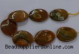 CNG2689 15.5 inches 40*50mm - 45*55mm freeform agate gemstone beads