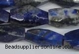 CNG2714 15.5 inches 12*25mm - 14*30mm faceted nuggets lapis lazuli beads