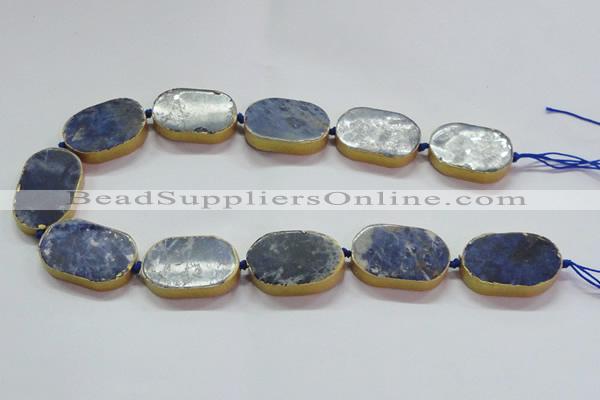 CNG2728 15.5 inches 18*28mm - 20*30mm freeform sodalite beads