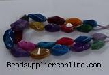 CNG2737 15.5 inches 15*30mm - 20*40mm nuggets agate beads