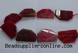 CNG2748 15.5 inches 30*45mm - 35*50mm freeform agate beads