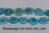 CNG2765 15.5 inches 30*40mm - 45*50mm freeform druzy agate beads