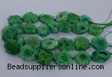 CNG2767 15.5 inches 30*40mm - 45*50mm freeform druzy agate beads