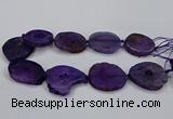 CNG2776 15.5 inches 30*35mm - 35*40mm freeform agate beads