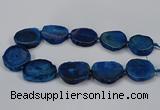 CNG2778 15.5 inches 30*35mm - 35*40mm freeform agate beads