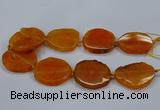 CNG2784 15.5 inches 35*40mm - 45*50mm freeform agate beads