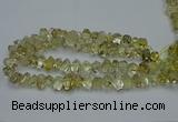 CNG2824 10*14mm - 13*18mm faceted nuggets lemon quartz beads