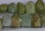 CNG2829 15.5 inches 10*14mm - 13*18mm faceted nuggets aquamarine beads