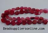 CNG2909 15.5 inches 12*16mm - 15*25mm freeform agate beads