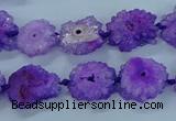 CNG2967 15.5 inches 8*10mm - 15*18mm freeform druzy agate beads