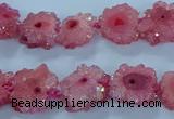 CNG2969 15.5 inches 8*10mm - 15*18mm freeform druzy agate beads